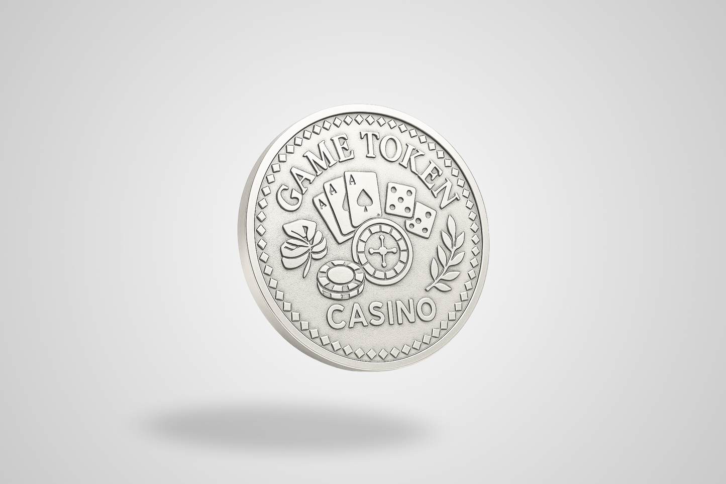 A photo of tokens for slot machines