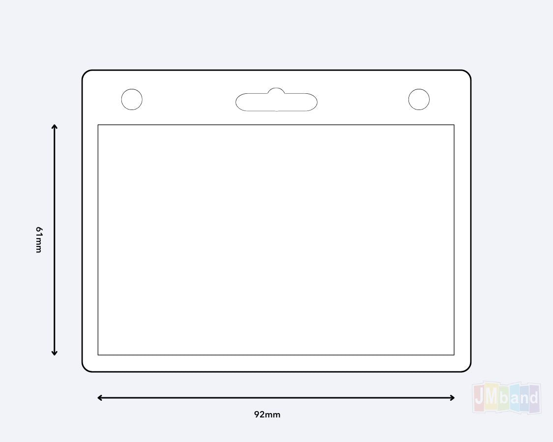 Lanyard Plastic Card Holder