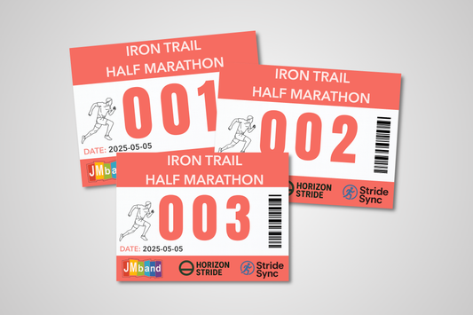 Bib Numbers with Print