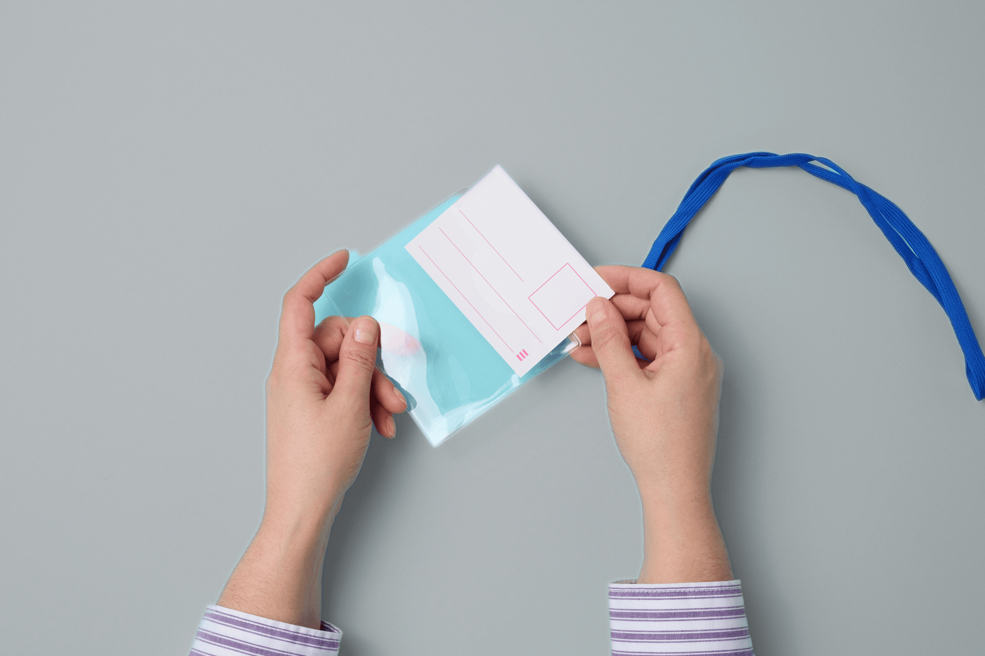 Lanyard Pouches for Business Cards in Stock Accessories JM Band UK