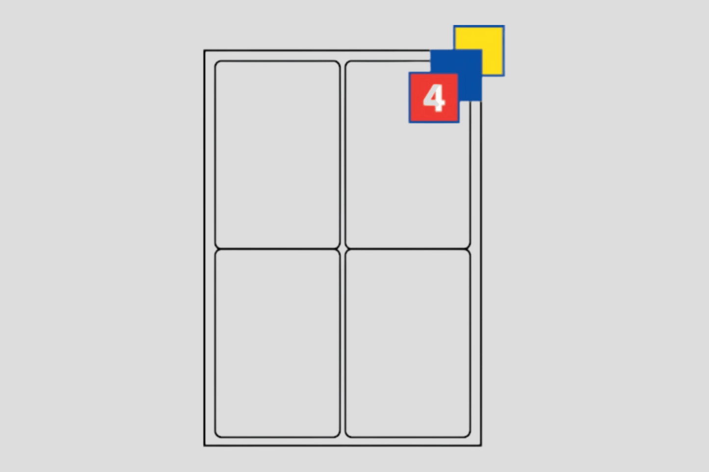 Stickers A4 Sheets without Print Accessories JM Band UK
