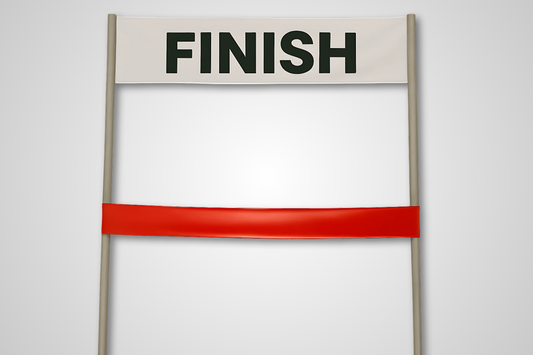 Finish Line Ribbon without Print