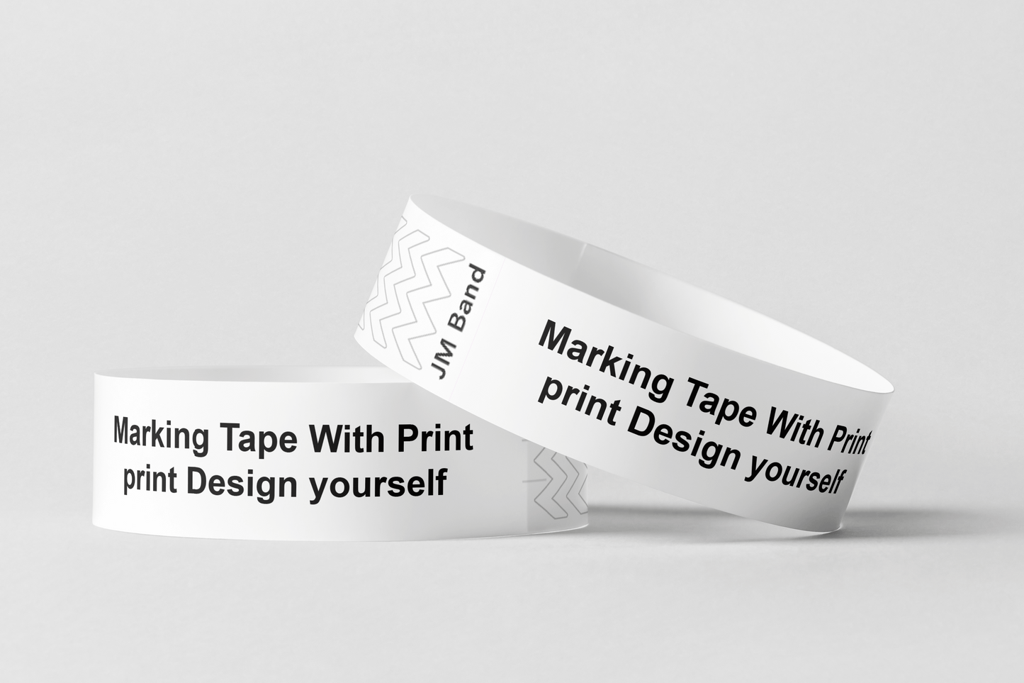 Marking Tape With Print Paper wristbands JM Band UK 10 White