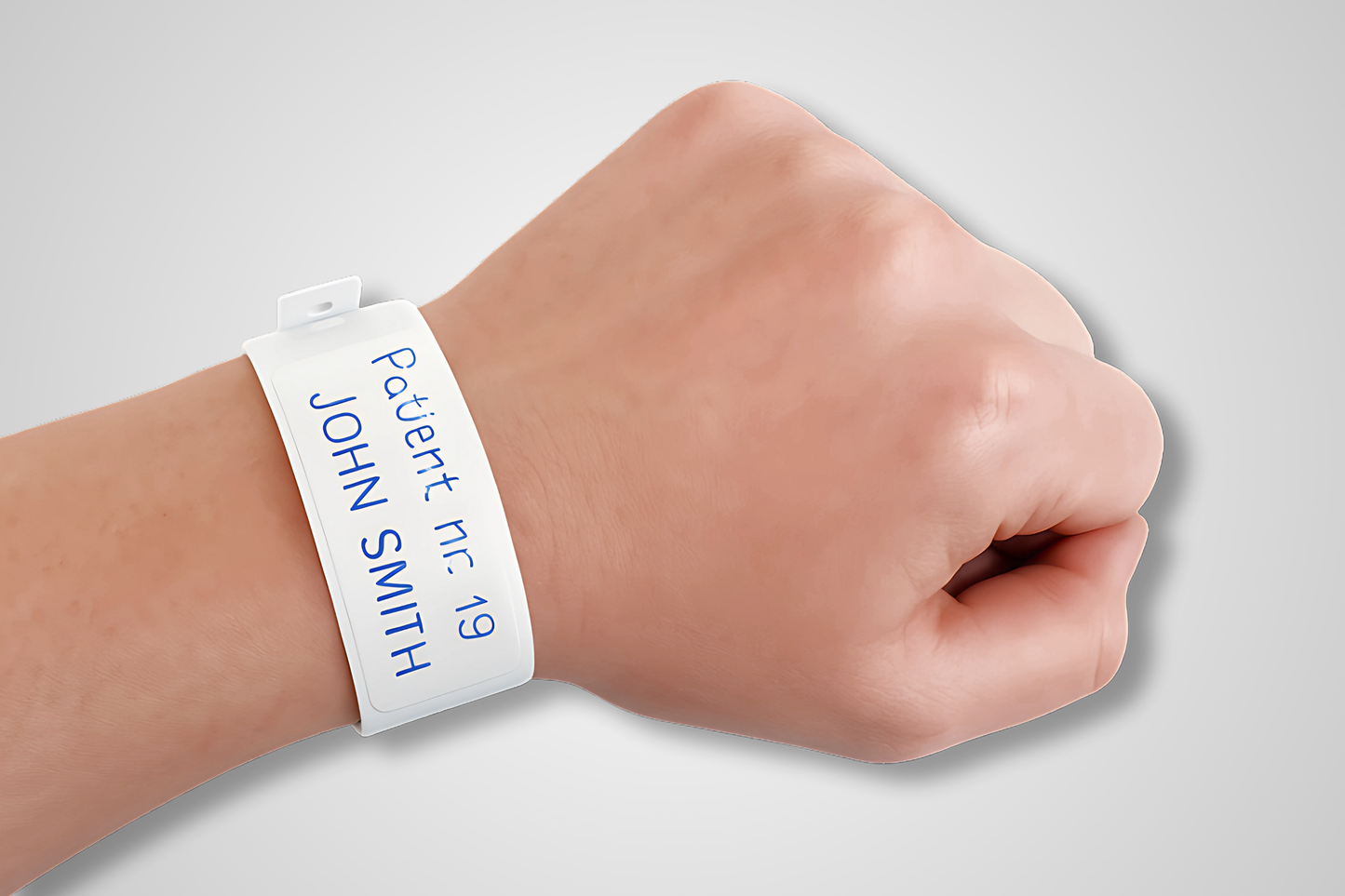 Patient Wristbands with Plastic Pocket