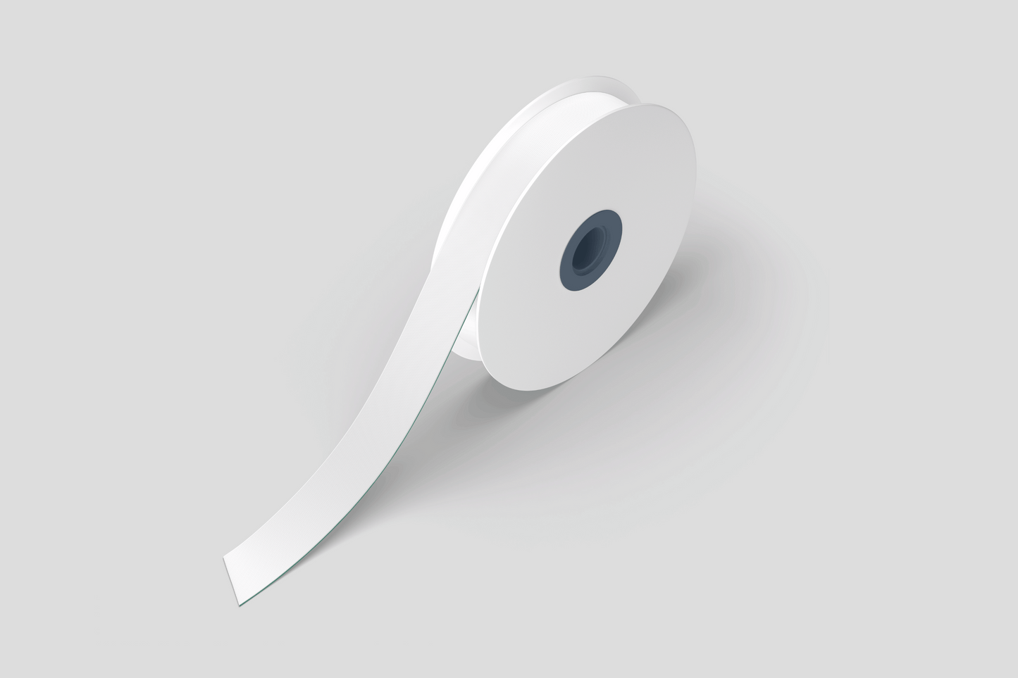 Polyester Satin Ribbon 15 mm Super Ribbon JM Band UK White