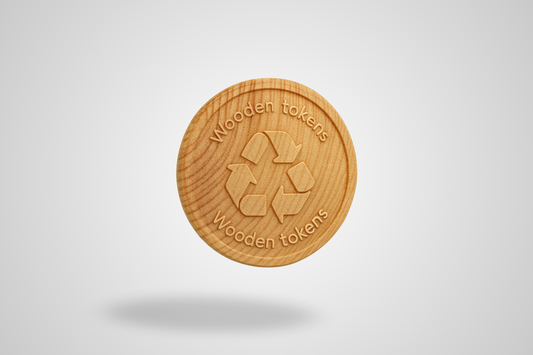 Embossed Wooden Tokens