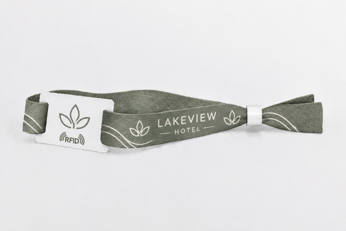 RFID Cotton Fabric Wristbands