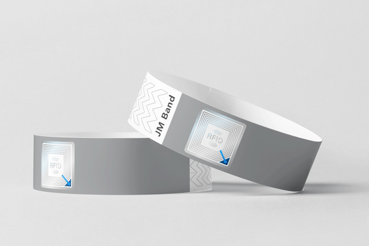 RFID Paper Wristbands - Inquire Paper wristbands JM Band UK