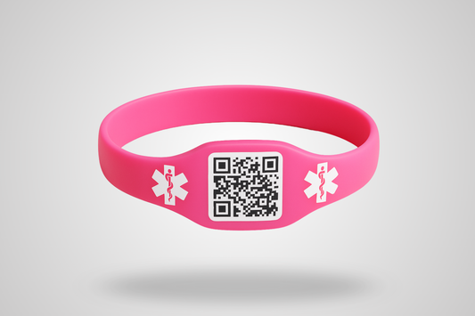 Silicone Wristbands with QR Code