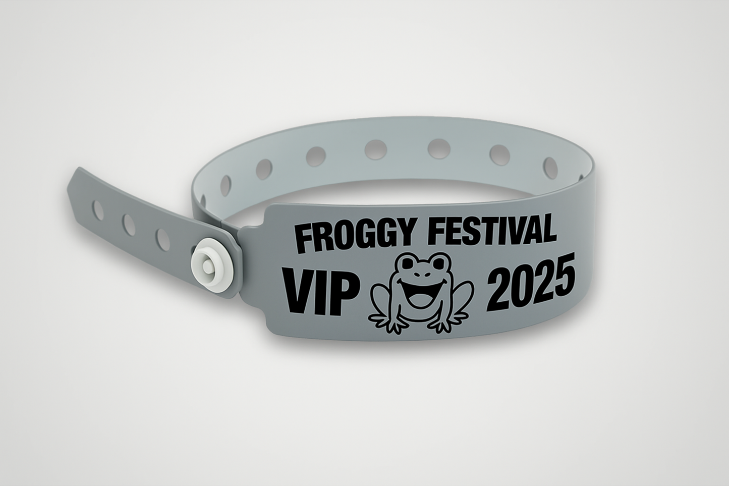 Vinyl Wristbands "W-Shape" with Print