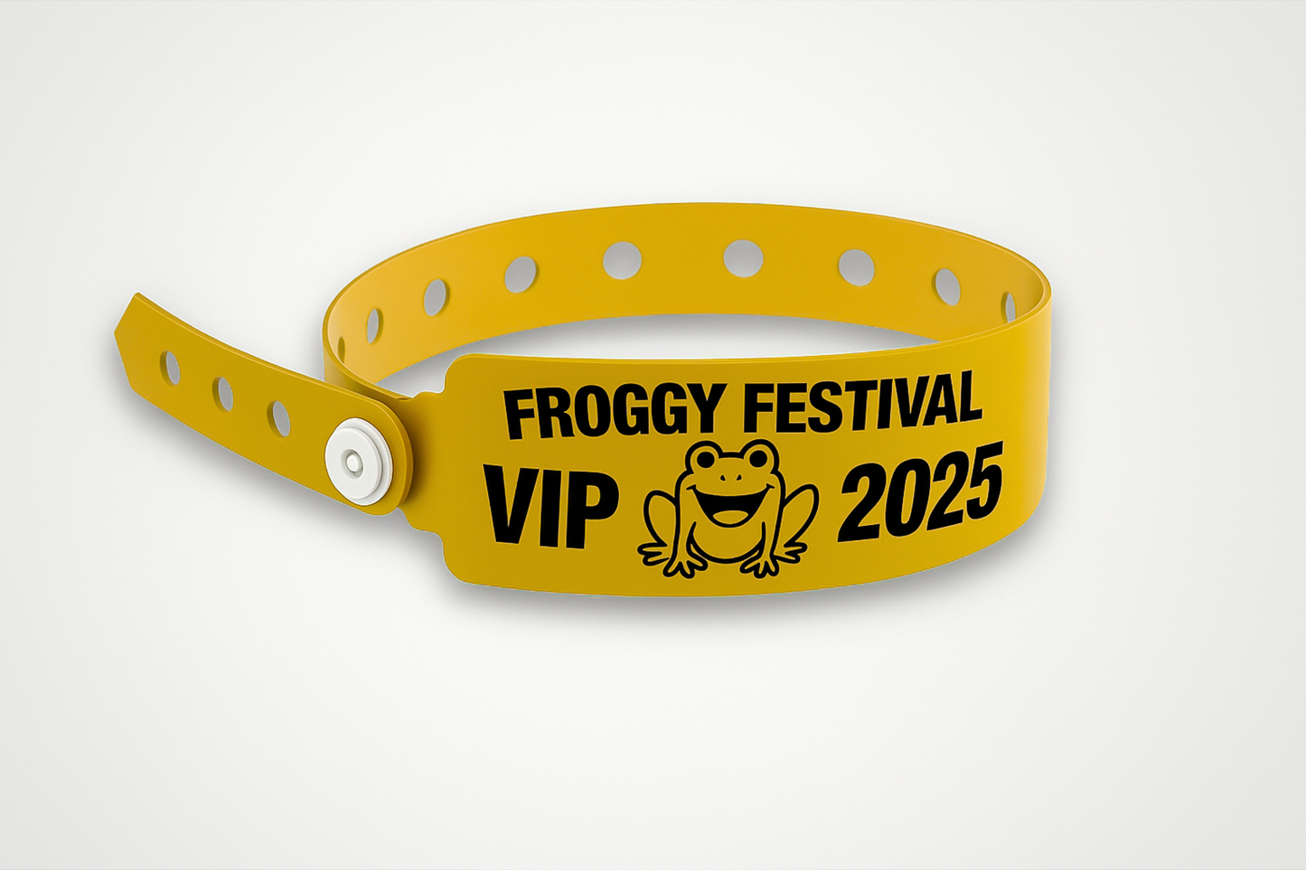 Vinyl Wristbands "W-Shape" with Print