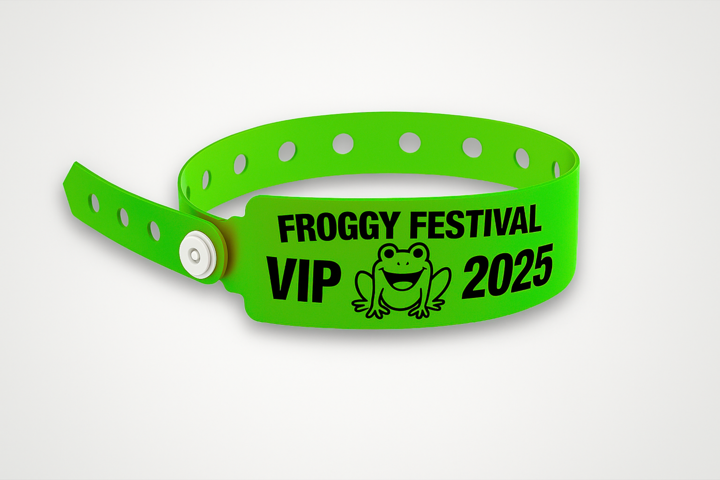 Vinyl Wristbands "W-Shape" with Print
