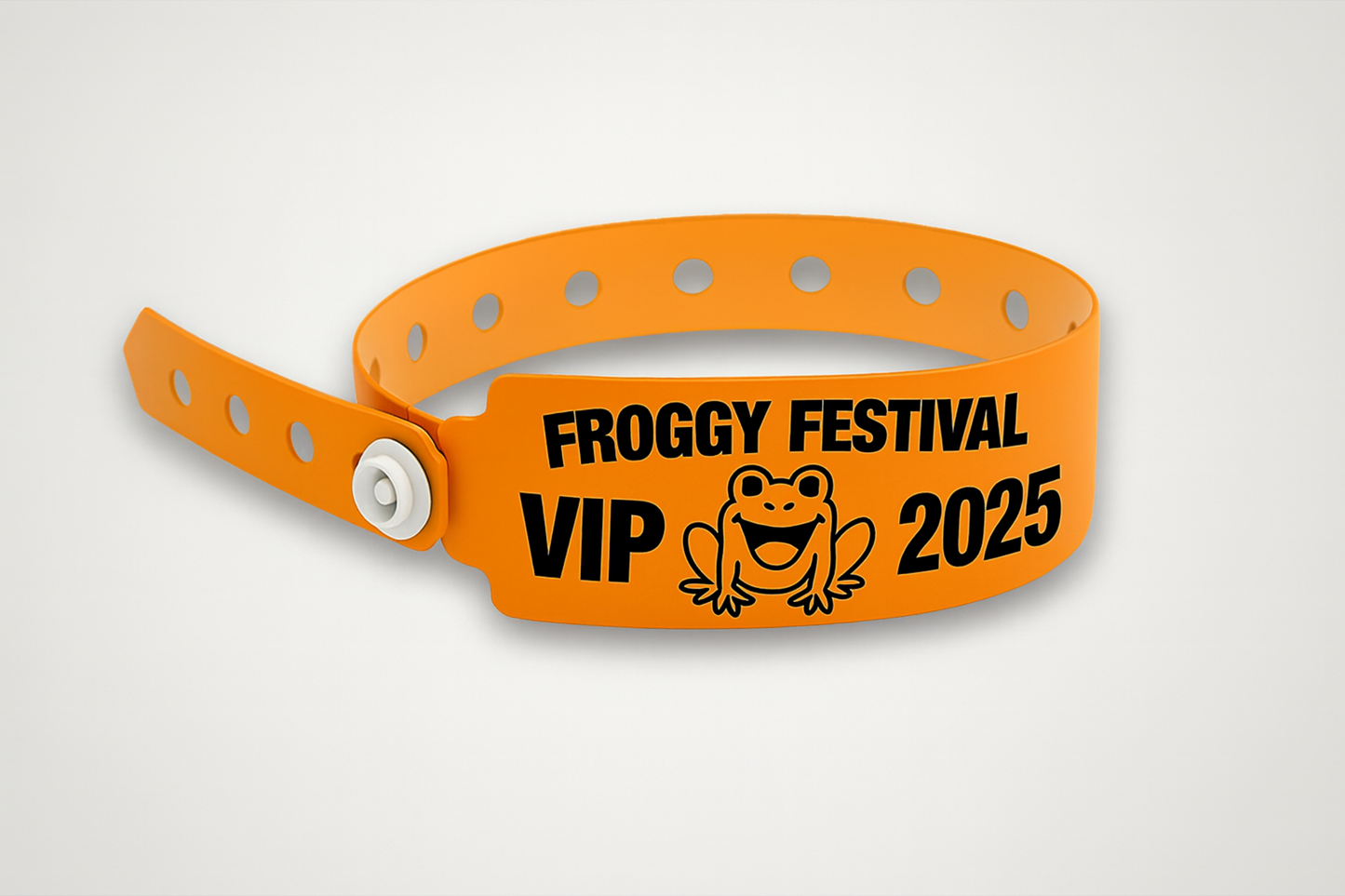 Vinyl Wristbands "W-Shape" with Print