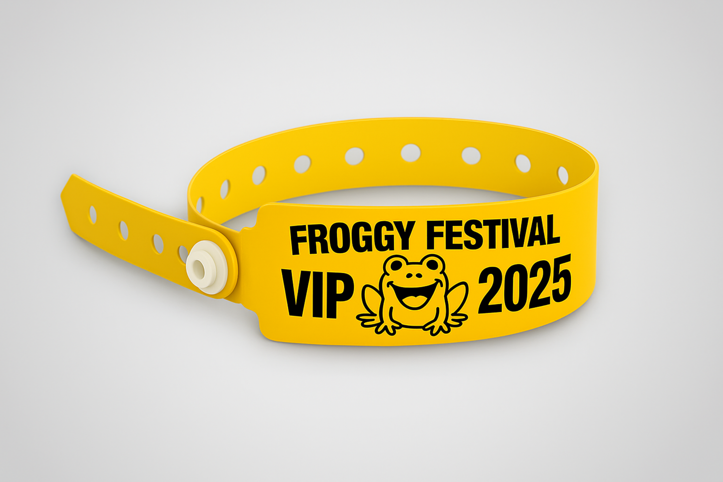 Vinyl Wristbands "W-Shape" with Print