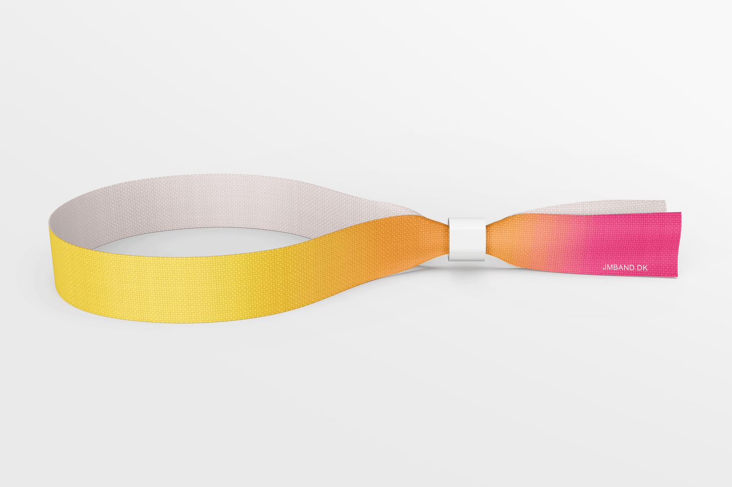 ECO PET Festival Wristbands in Stock Fabric Wristbands JM Band UK 1 Yellow