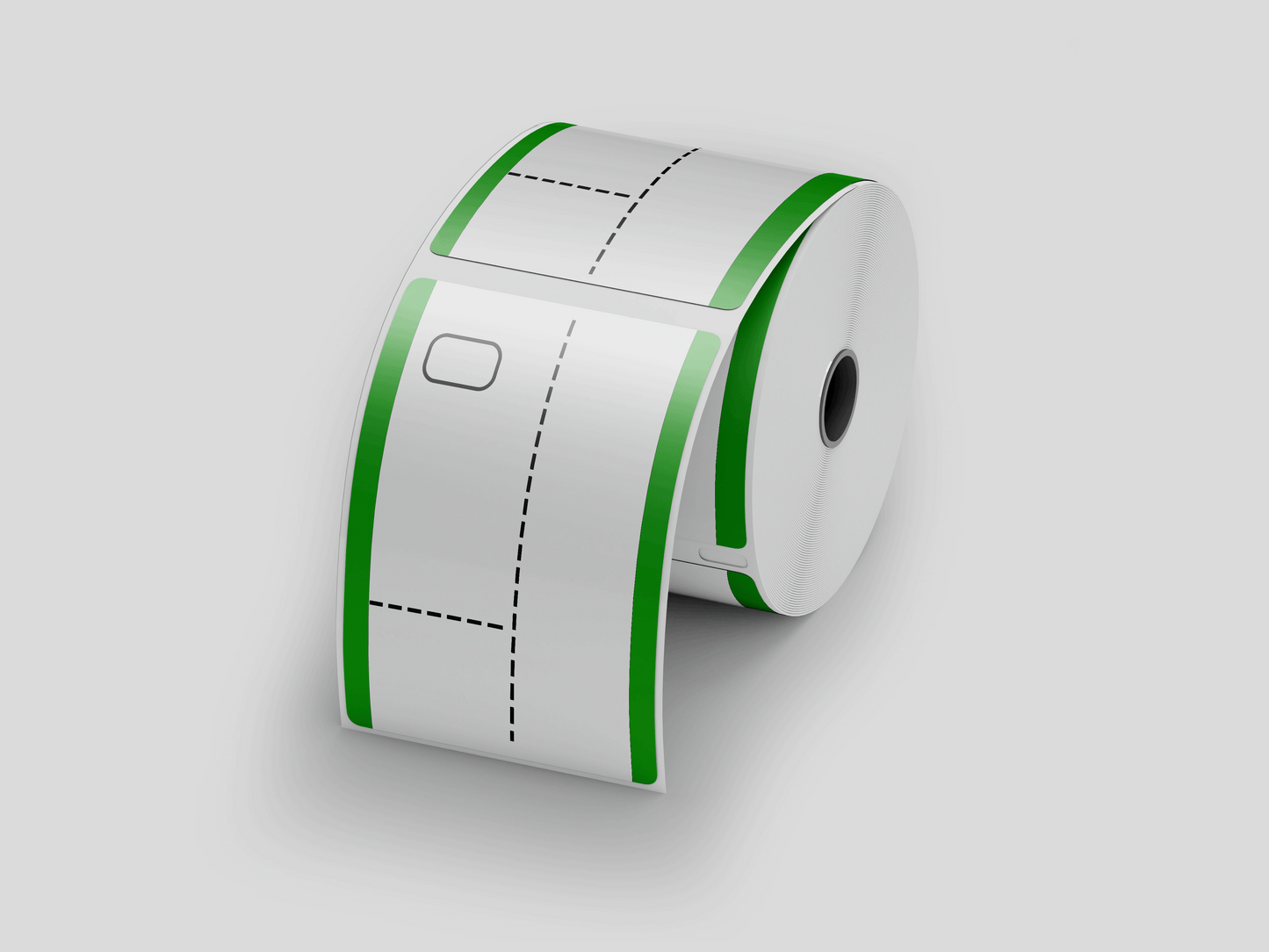 3-Part Thermal Cloakroom Tickets in Roll Tickets JM Band UK 1 Green 