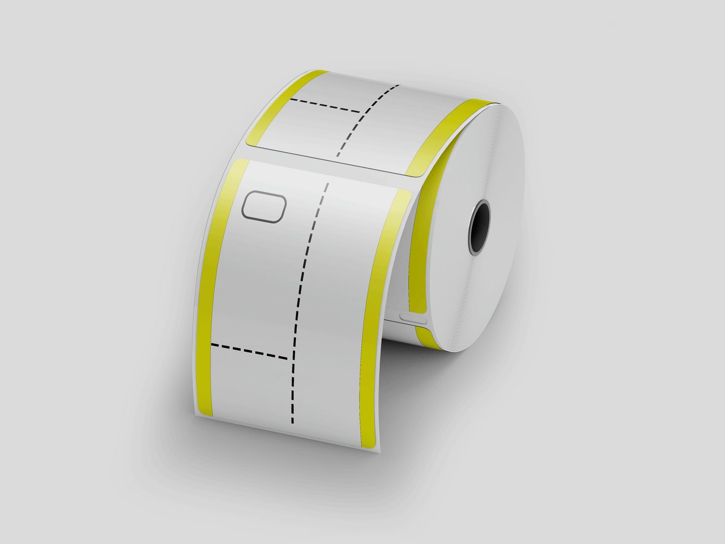 3-Part Thermal Cloakroom Tickets in Roll Tickets JM Band UK 1 Yellow 