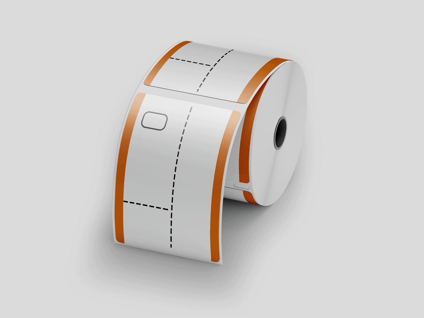 3-Part Thermal Cloakroom Tickets in Roll Tickets JM Band UK 1 Orange