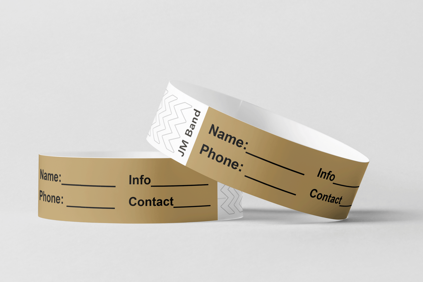 ID Paper Wristbands Paper wristbands JM Band UK 10 Bronze