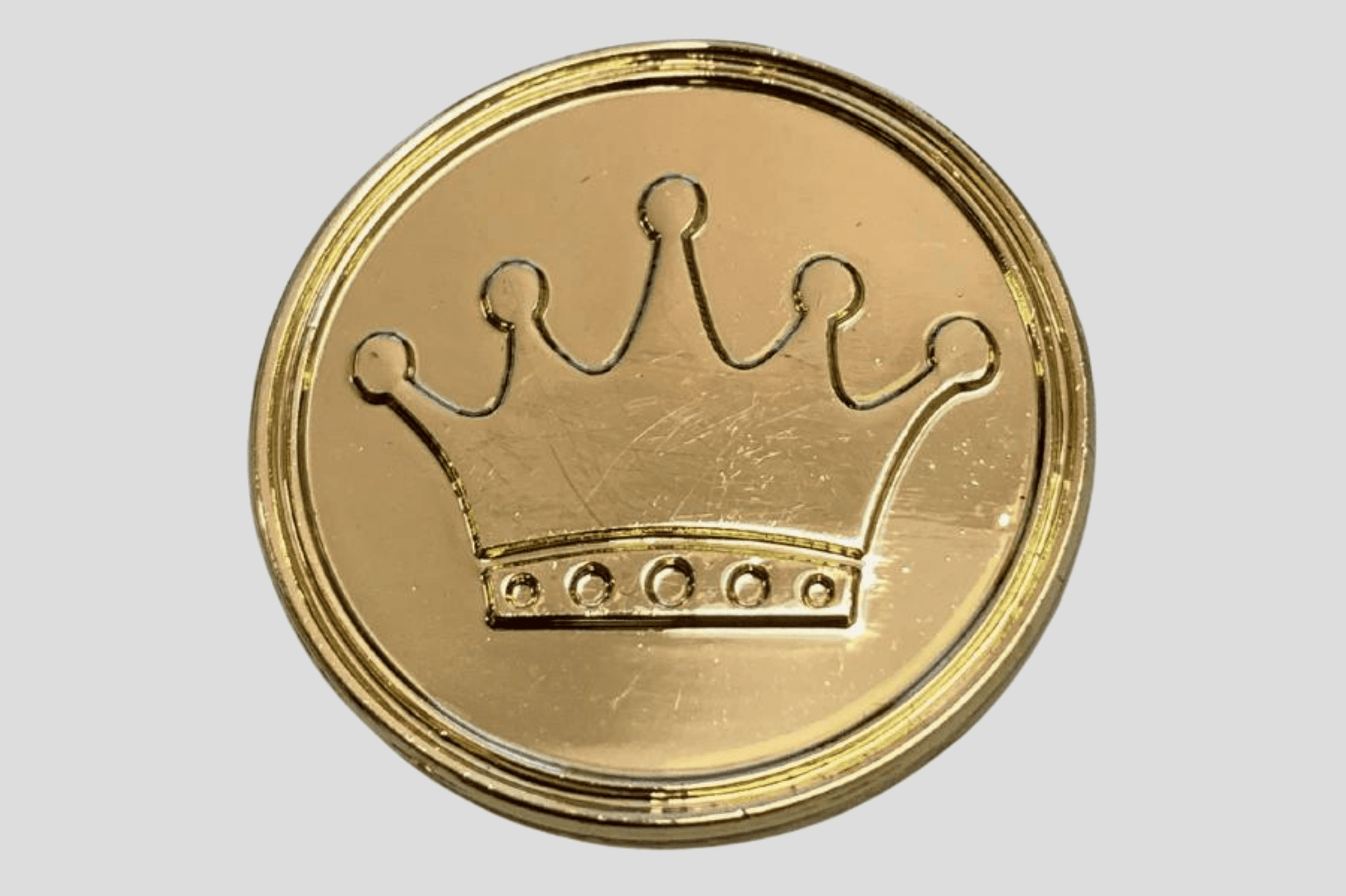 Embossed Metal Tokens in Stock Tokens JM Band UK 1 20.5 mm