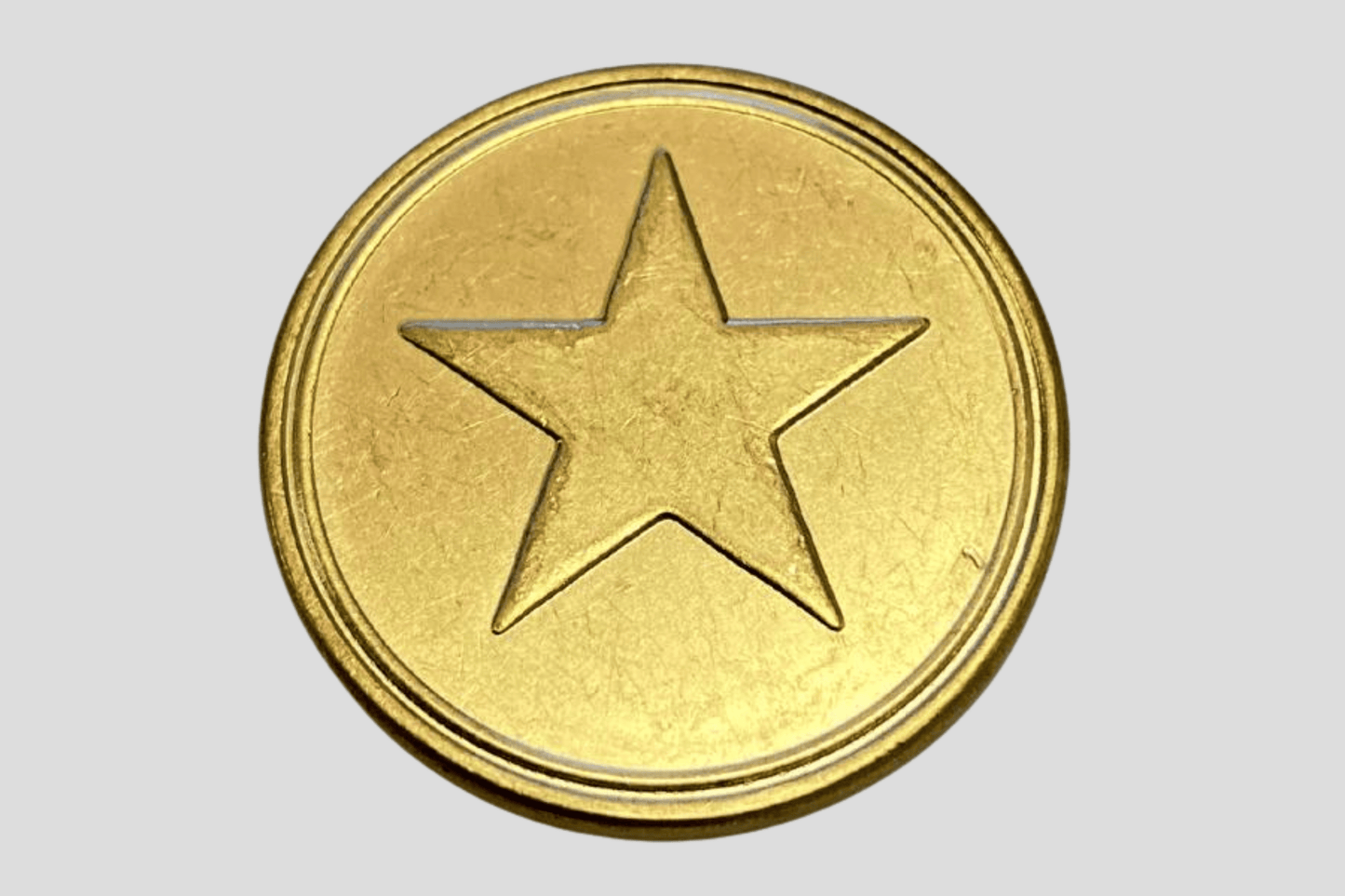 Embossed Metal Tokens in Stock Tokens JM Band UK 1 23.35 mm