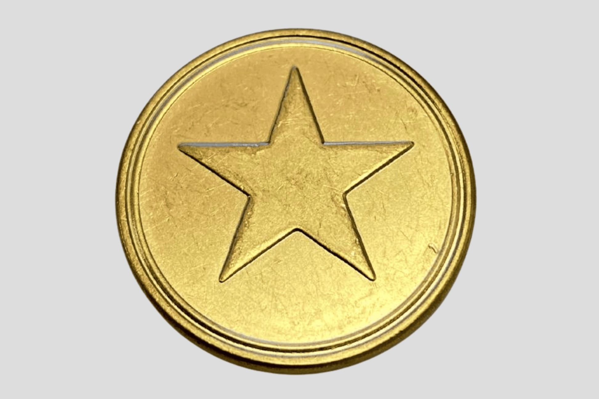 Embossed Metal Tokens in Stock Tokens JM Band UK 1 23.35 mm