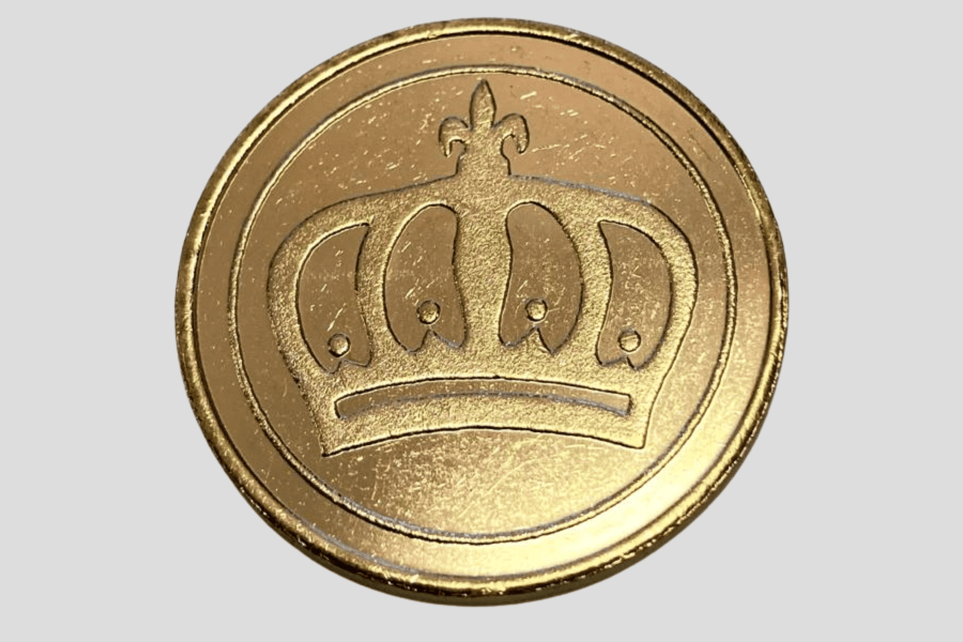 Embossed Metal Tokens in Stock Tokens JM Band UK 1 27 mm