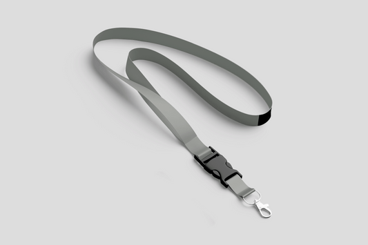Plain Lanyards Lanyards JM Band UK 1 Gray