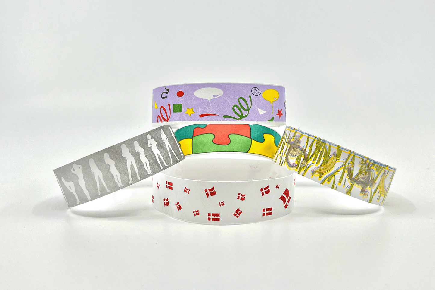 Paper Wristbands - Pre-Printed Paper wristbands JM Band UK