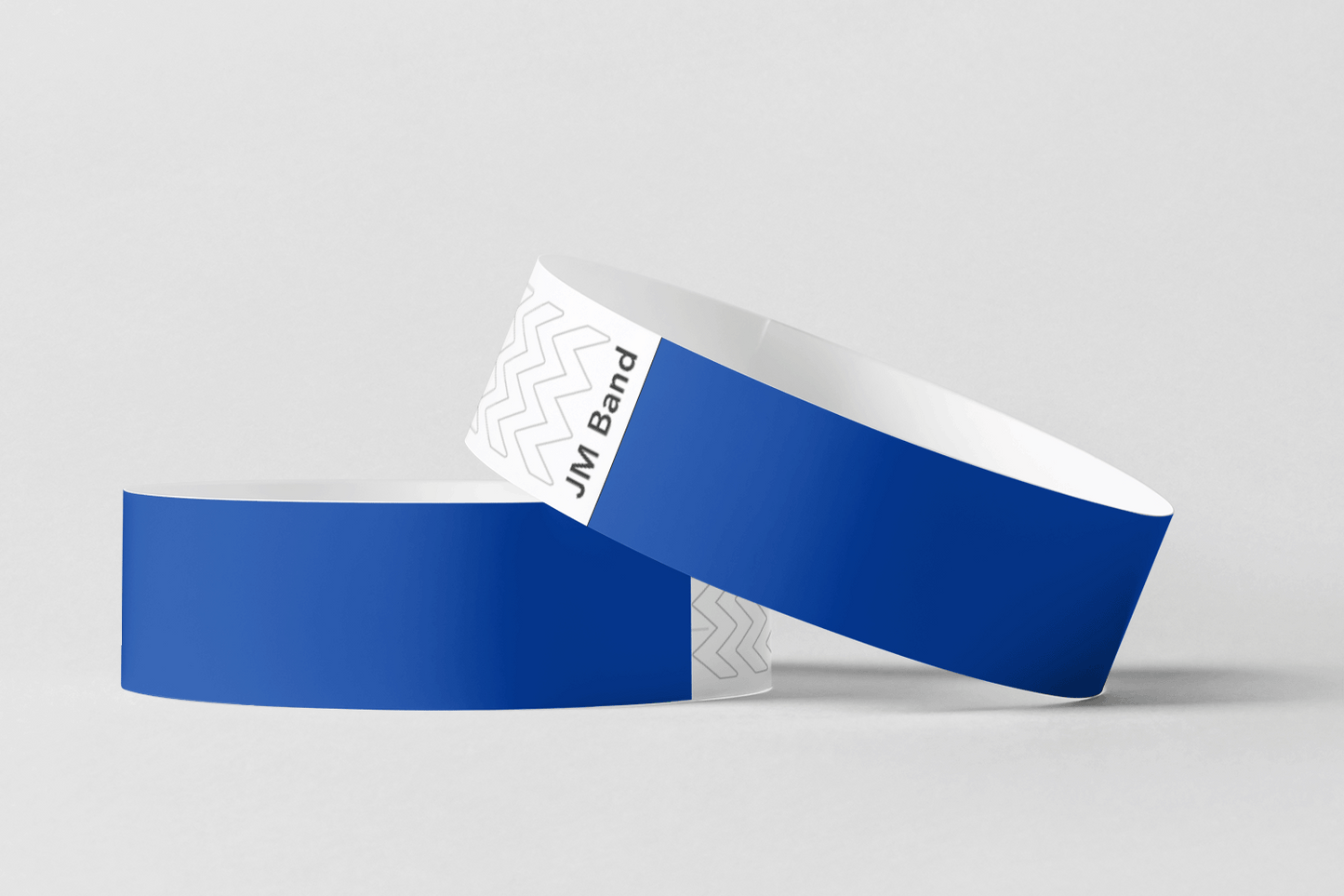 Paper Wristbands - Plain Stock Paper wristbands JM Band UK 10 Dark Blue