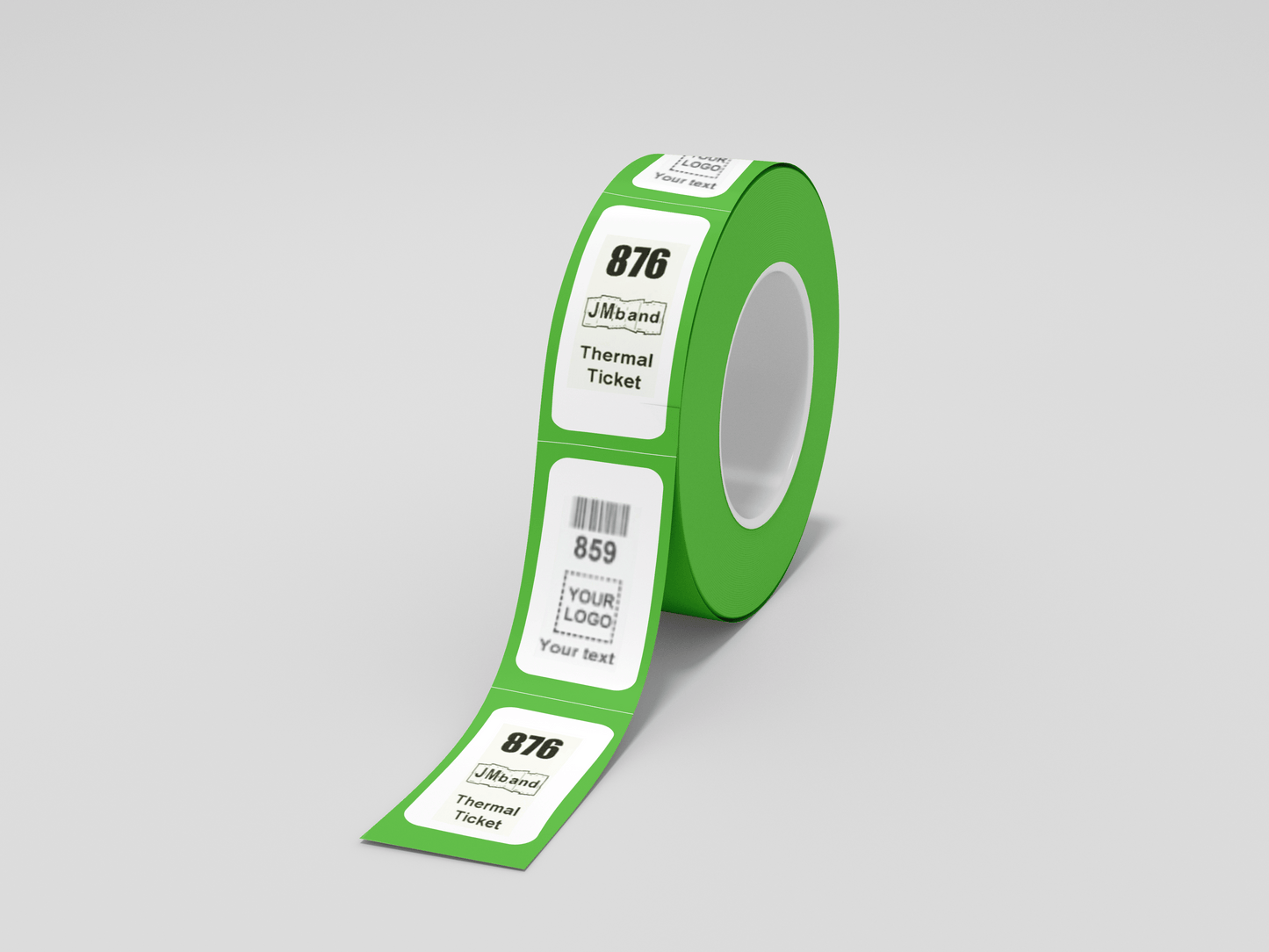 Z-Tickets with Print Tickets JM Band UK 100 Green