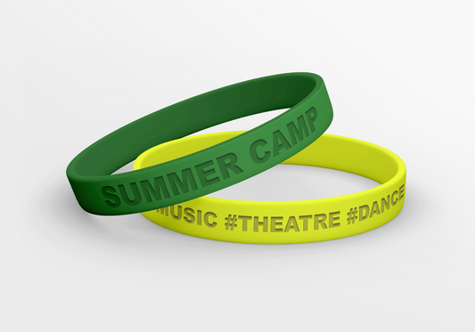 Debossed Silicone Wristbands Silicone wristbands JM Band UK