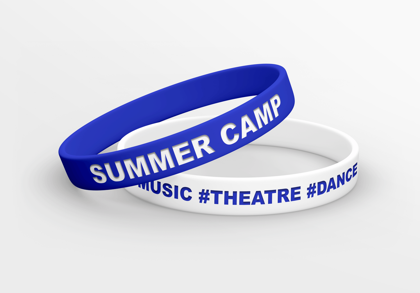 Colour-Debossed Silicone Wristbands Silicone wristbands JM Band UK