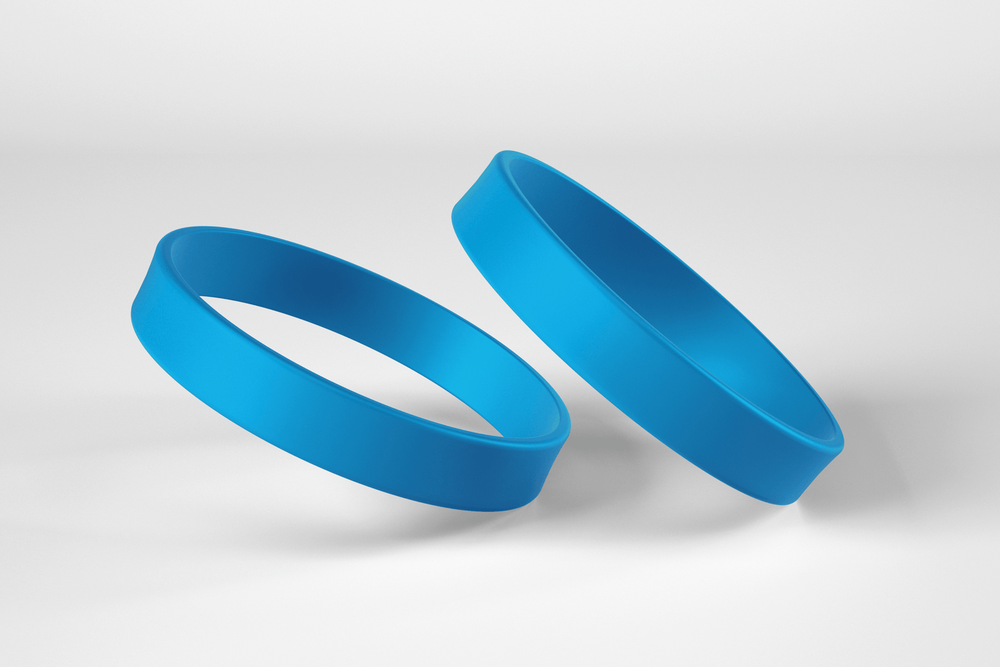 Plain Silicone Wristbands Silicone wristbands JM Band UK 1 Blue