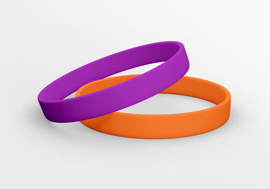 Plain Silicone Wristbands Silicone wristbands JM Band UK