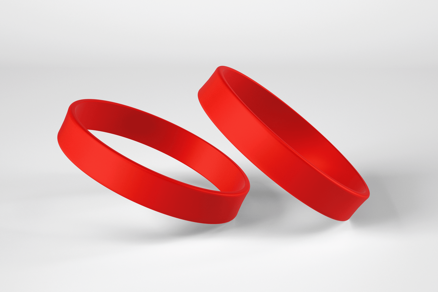 Plain Silicone Wristbands Silicone wristbands JM Band UK 1 Red