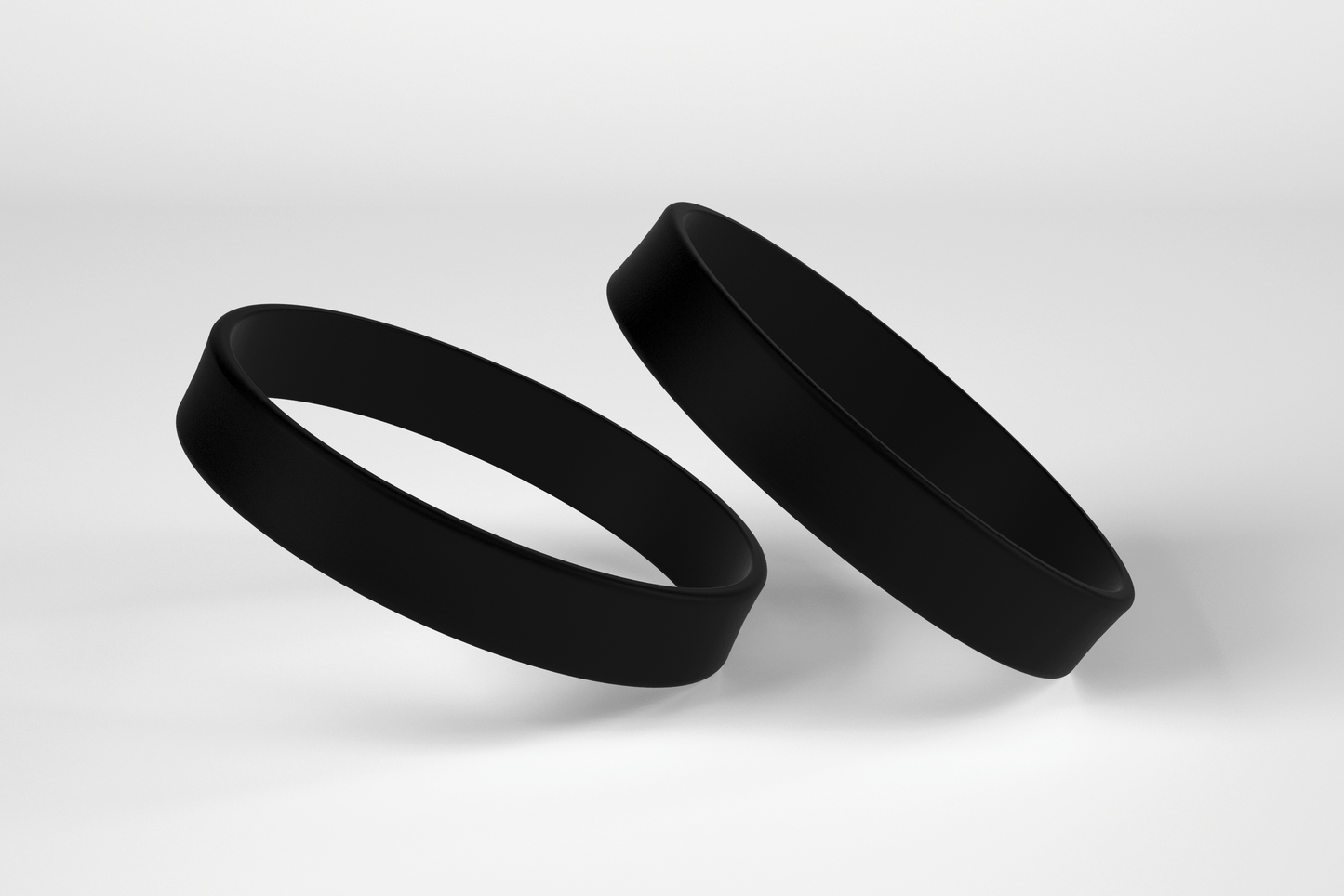 Plain Silicone Wristbands Silicone wristbands JM Band UK 1 Black
