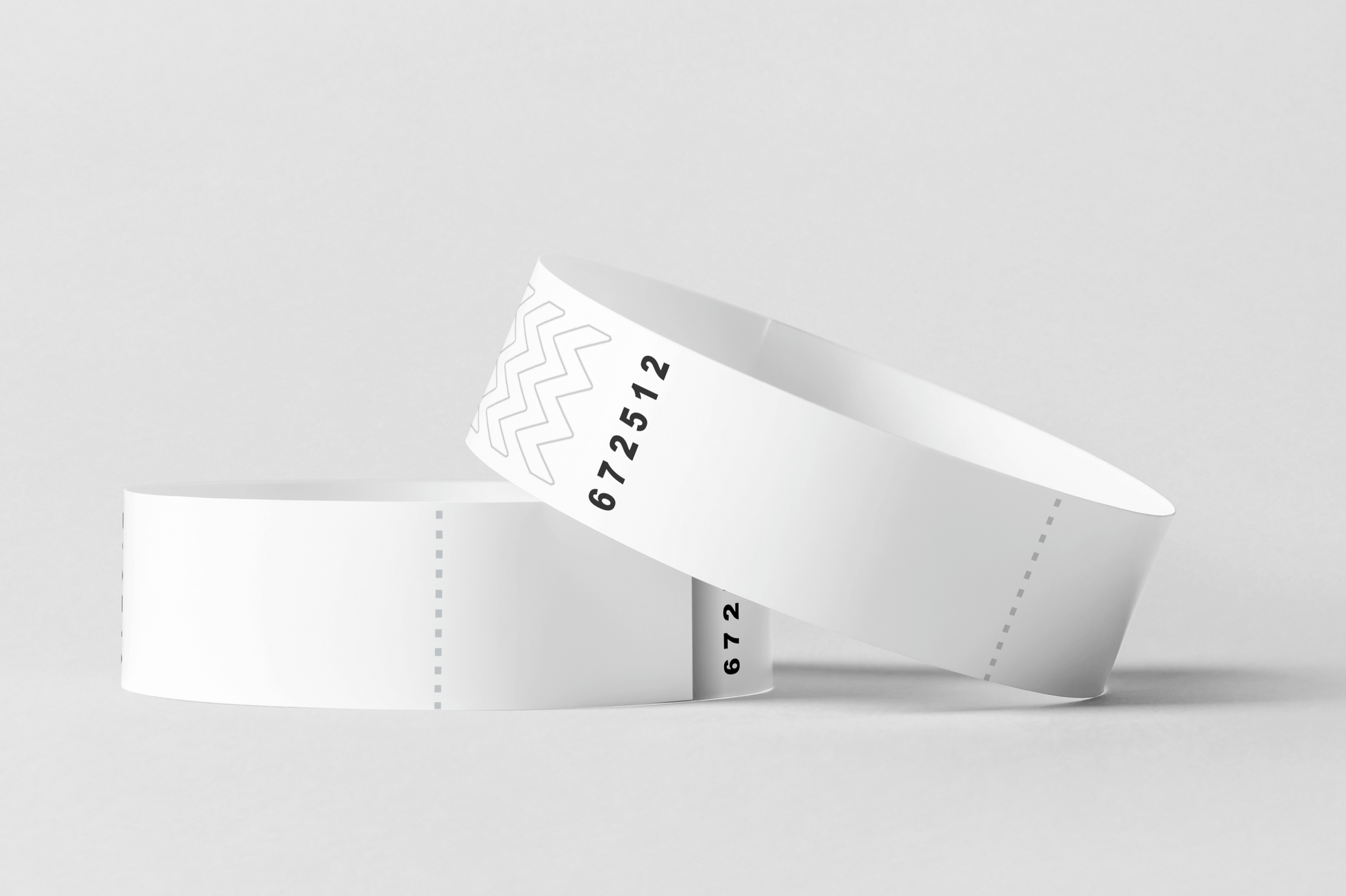 Paper Wristbands With Coupon Paper wristbands JM Band UK 10 White