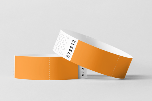 Paper Wristbands With Coupon Paper wristbands JM Band UK 10 Orange