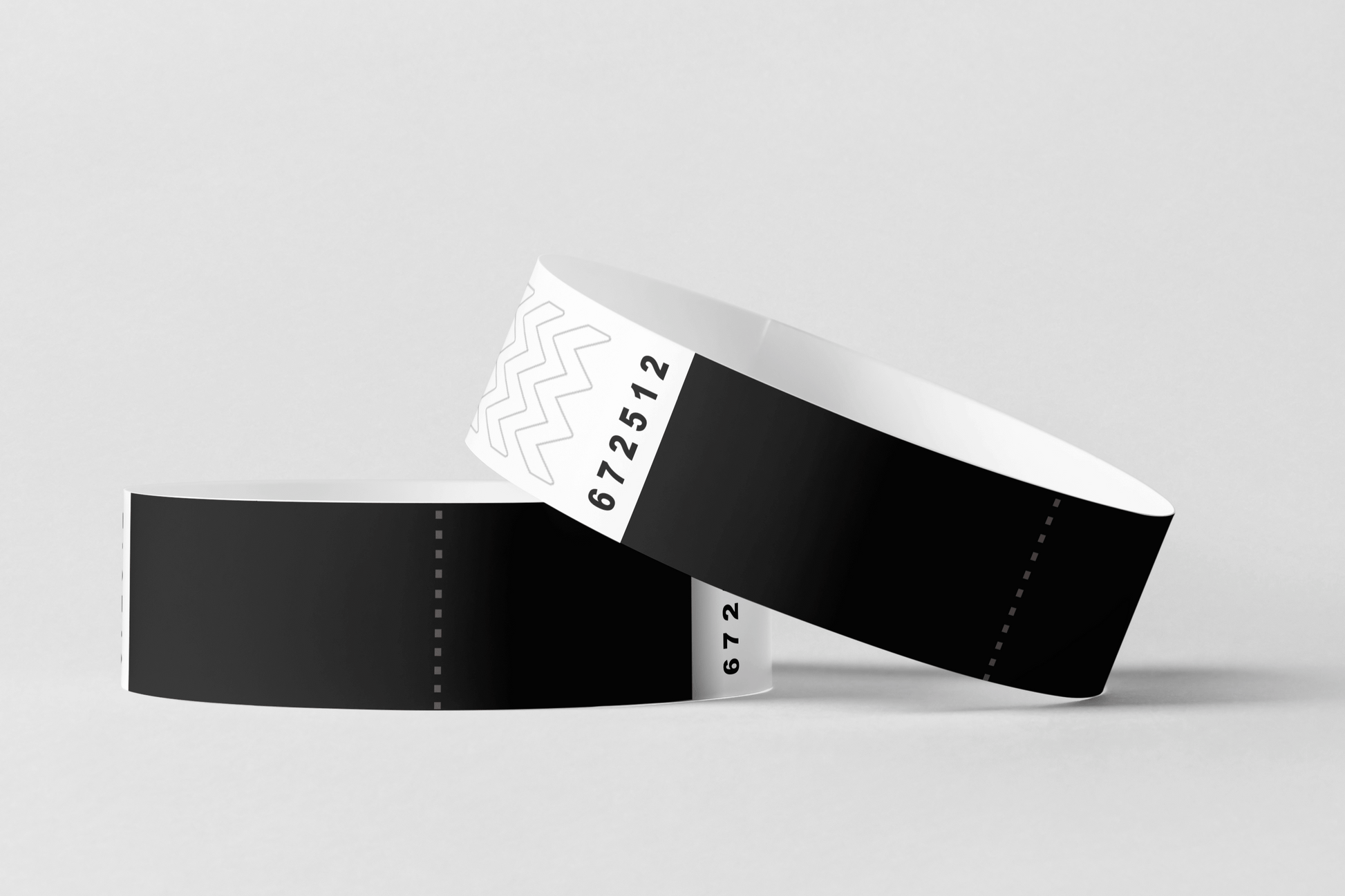 Paper Wristbands With Coupon Paper wristbands JM Band UK 10 Black