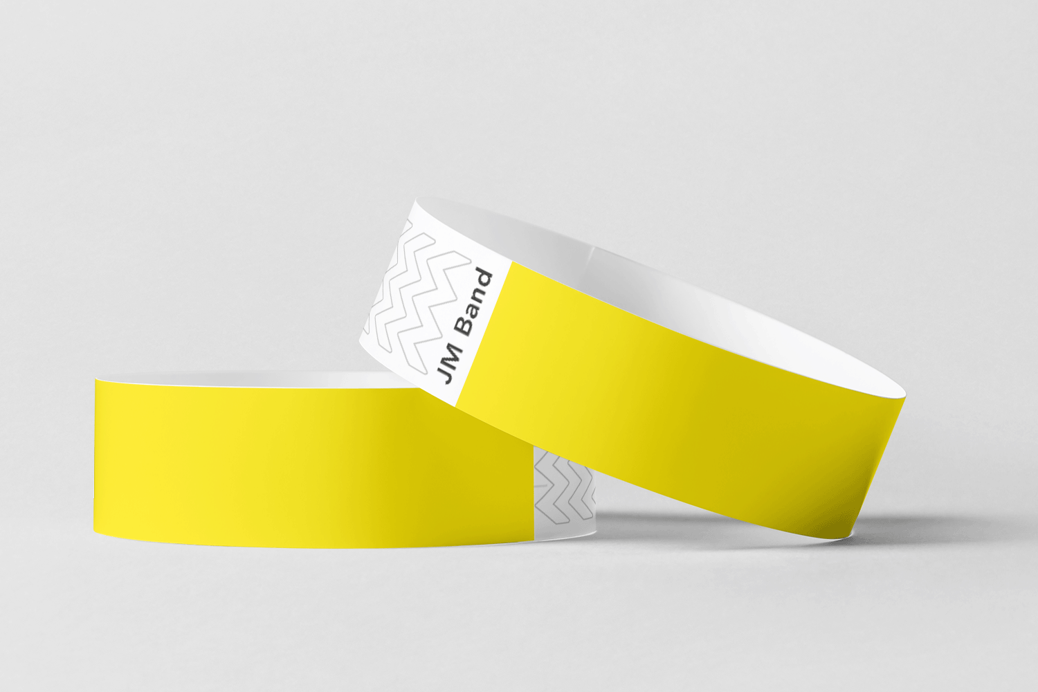 Paper Wristbands -  Plain Stock Paper wristbands JM Band UK 10 Yellow 