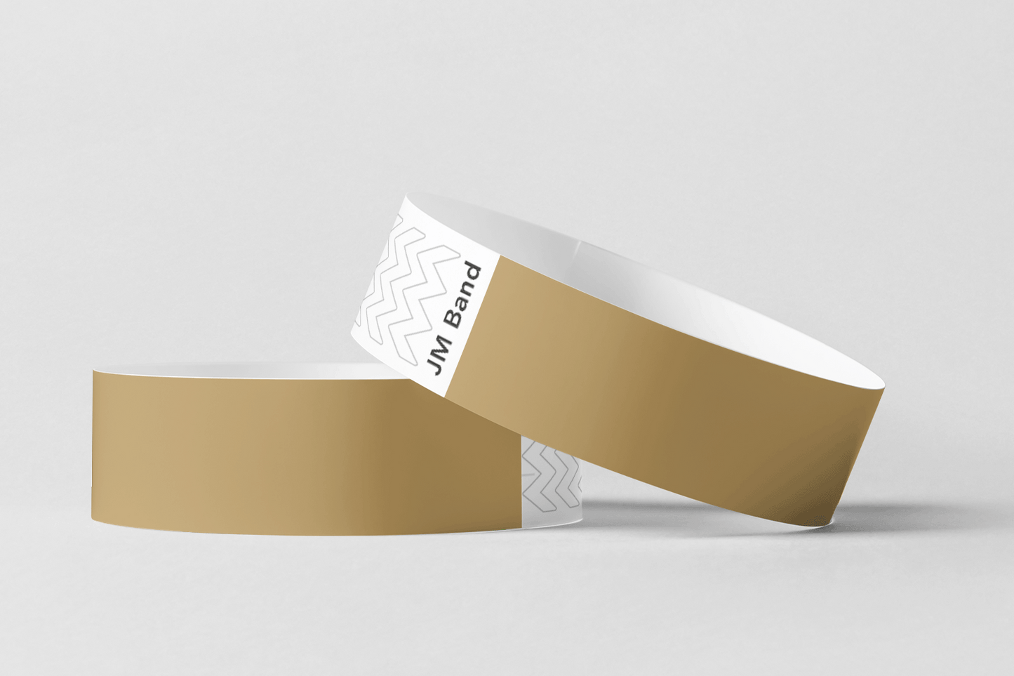 Paper Wristbands - Plain Stock Paper wristbands JM Band UK 10 Bronze