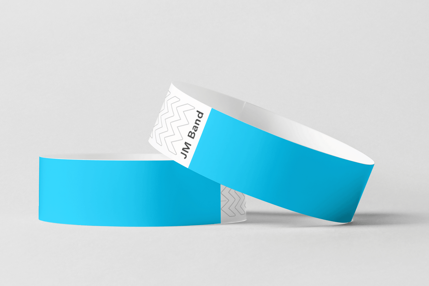 Paper Wristbands - Plain Stock Paper wristbands JM Band UK 10 Blue