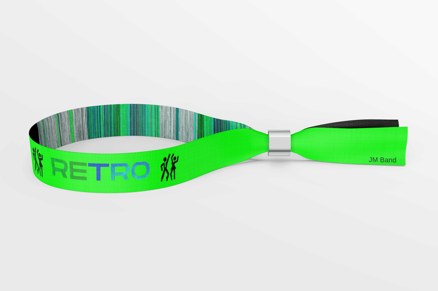 Woven Fabric Wristband Fabric Wristbands JM Band UK
