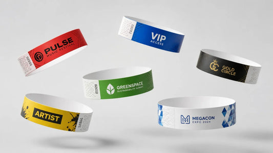 Paper Wristbands for Events with Logo: Access Control, Colours and Organisation