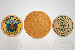 Wooden Coins