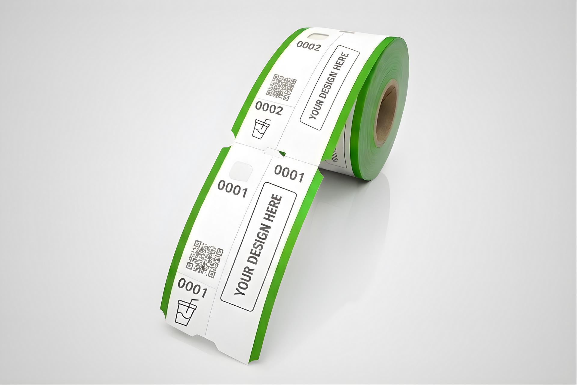 3 Part Custom Roll Tickets