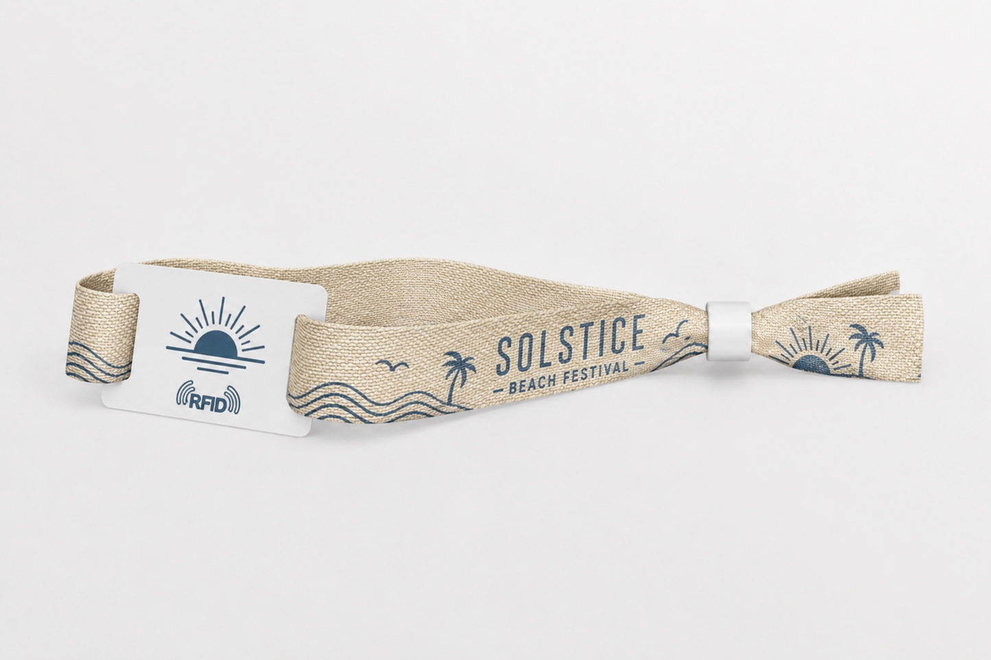 RFID wristband made of cotton fabric with print from JM Band®