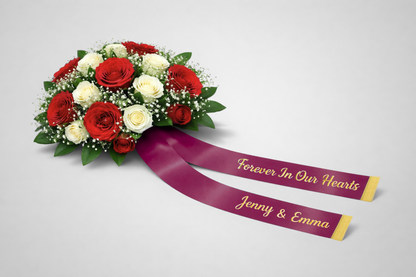 Bouquet Ribbon with Print