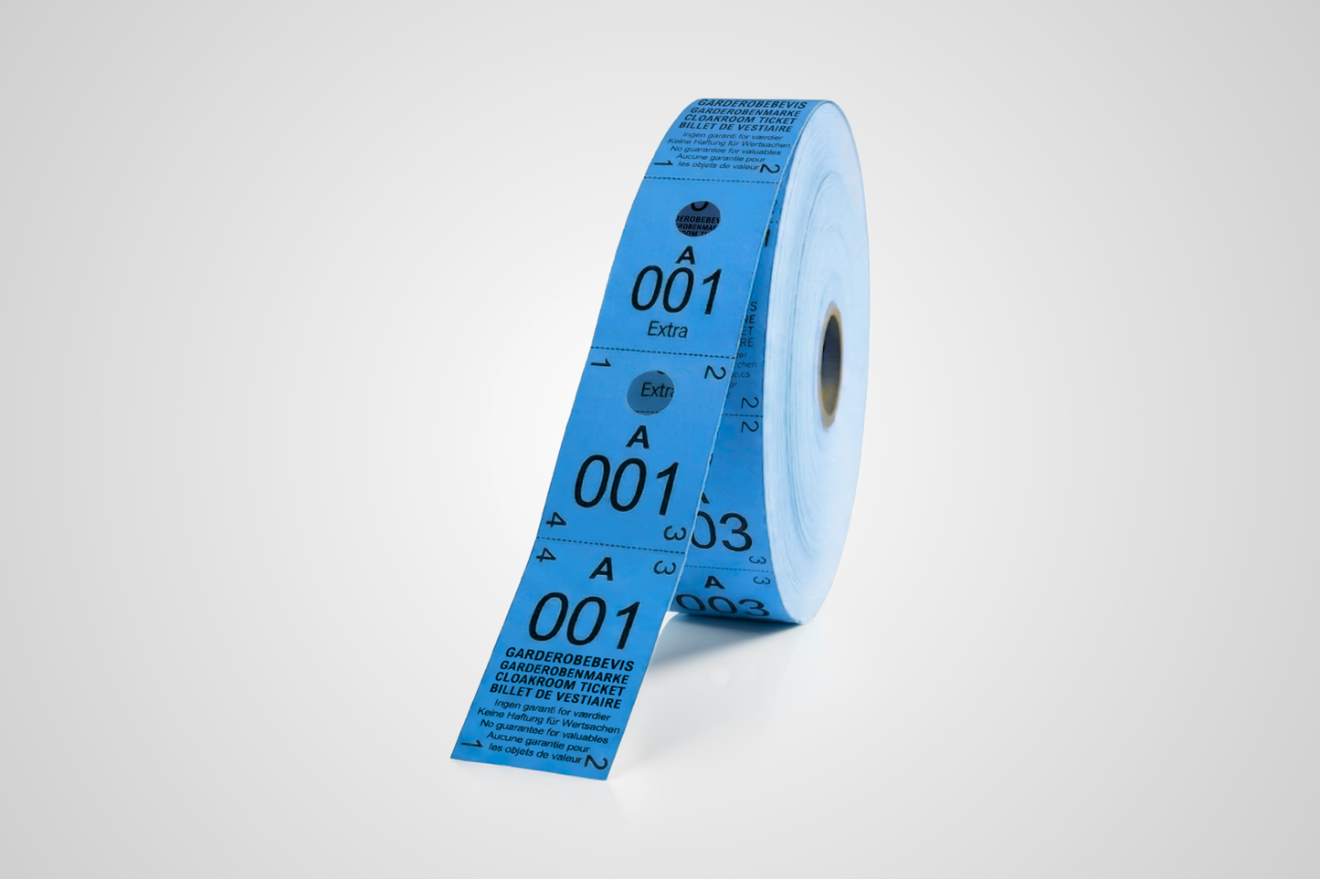 Cloakroom Tickets 3-Parts (500 pcs)